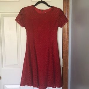 Red Lace Dress